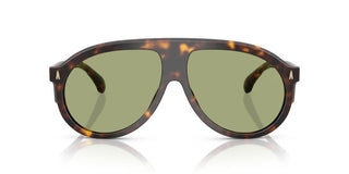 Moncler Me6001 Unisex Havana Shield Sunglasses