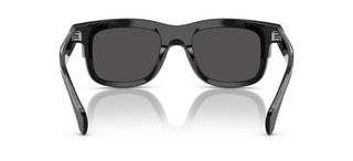 Moncler Me6004 Unisex Black Squared Sunglasses