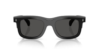 Moncler Me6004 Unisex Black Squared Sunglasses