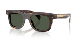 Moncler Me6004 Unisex Havana Squared Sunglasses