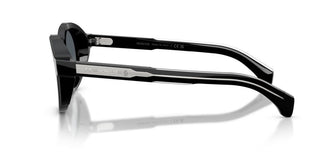 Moncler Me6012 Unisex Black Round Sunglasses