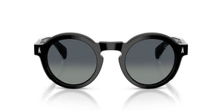 Moncler Me6012 Unisex Black Round Sunglasses