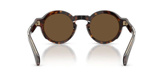 Moncler Me6012 Unisex Havana Round Sunglasses