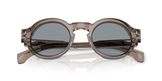 Moncler Me6012 Unisex Grey Round Sunglasses
