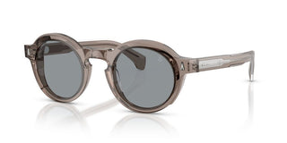 Moncler Me6012 Unisex Grey Round Sunglasses