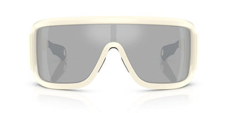 Moncler Me8003 Unisex White Shield Sunglasses