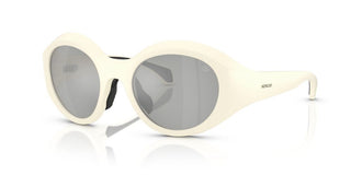 Moncler Me8005 Unisex White Round Sunglasses