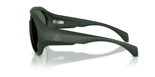Moncler Me8009u Unisex Green Shield Sunglasses