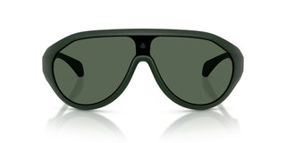 Moncler Me8009u Unisex Green Shield Sunglasses