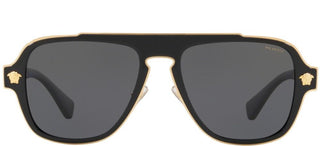 Versace MEDUSA CHARM VE 2199 men Black Oversize Sunglasses