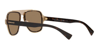 Versace MEDUSA CHARM VE 2199 men Havana Oversize Sunglasses