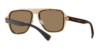 Versace MEDUSA CHARM VE 2199 men Havana Oversize Sunglasses
