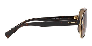 Versace MEDUSA CHARM VE 2199 men Havana Oversize Sunglasses