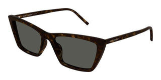 Saint Laurent Mica Thin Sun Sl 737 Women Silver Squared Sunglasses