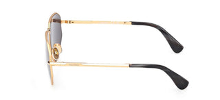 Max Mara Miller 4 Mm0143 Unisex Gold Geometric Sunglasses