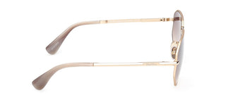 Max Mara Miller 4 Mm0143 Unisex Gold Geometric Sunglasses