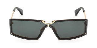 Max Mara Mm0118 Unisex Gold Rectangle Sunglasses