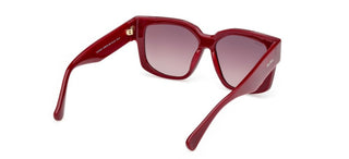 Max Mara Mm0145 Unisex Red Squared Sunglasses