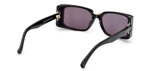 Max Mara MM0159 unisex Black Rectangle Sunglasses