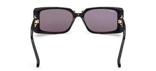 Max Mara MM0159 unisex Black Rectangle Sunglasses