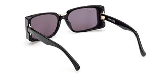 Max Mara MM0159 unisex Black Rectangle Sunglasses