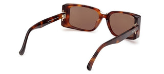 Max Mara Mm0159 Unisex Havana Rectangle Sunglasses