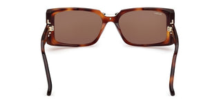 Max Mara Mm0159 Unisex Havana Rectangle Sunglasses