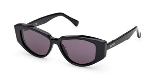 Max Mara Mm0161 Women Black Cat Eye Sunglasses