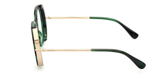 Max Mara Mm5138 Women Green Geometric Eyeglasses