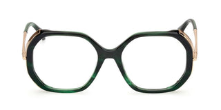 Max Mara Mm5138 Women Green Geometric Eyeglasses