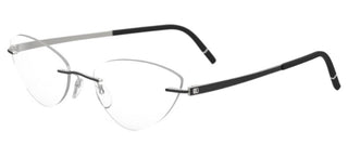 Silhouette MOMENTUM 5529/HE women Black Cat Eye Eyeglasses