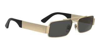 Moschino Mos184/s Unisex Rose Gold Rectangle Sunglasses