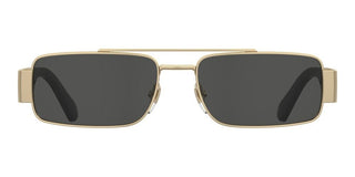 Moschino Mos184/s Unisex Rose Gold Rectangle Sunglasses