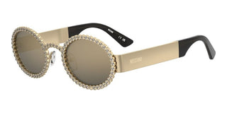 Moschino MOS204/S women Rose gold Round Sunglasses