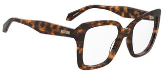 Moschino Mos658 Women Havana Butterfly Eyeglasses