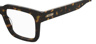 Moschino Mos659 Men Havana Squared Eyeglasses