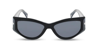 Police New Dawn 3 Splr25e Unisex Black Geometric Sunglasses