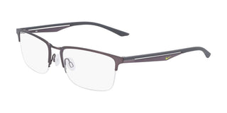 Nike NIKE 4313 men Ruthenium Rectangle Eyeglasses