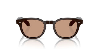 Oliver Peoples N.01 OV 5528U unisex Brown Round Eyeglasses
