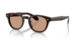Oliver Peoples N.01 OV 5528U unisex Brown Round Eyeglasses