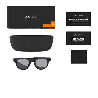 Oakley OAKLEY META OW 8002 HSTN unisex Black Pantos Sunglasses