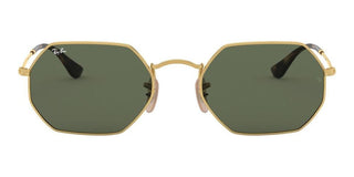 Ray-Ban OCTAGONAL RB 3556N unisex Gold Geometric Sunglasses