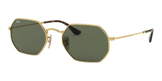 Ray-Ban OCTAGONAL RB 3556N unisex Gold Geometric Sunglasses