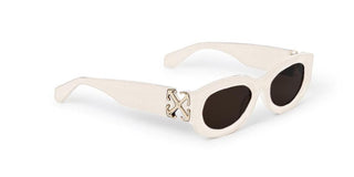 Off-white Oeri14e Palmer Unisex White  Sunglasses