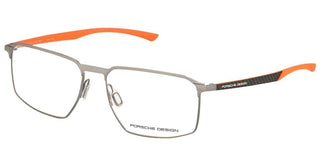Porsche Design P8772 Men Silver Rectangle Eyeglasses