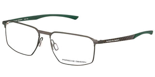 Porsche Design P8772 men Brown Rectangle Eyeglasses