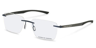 Porsche Design P8774 Unisex Blue Rectangle Eyeglasses