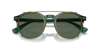 Polo Ralph Lauren Ph 4218 With Clip-on Men Green Round Sunglasses