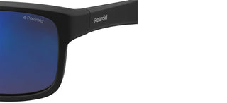 Polaroid Pld 3018/s Men Black Rectangle Sunglasses