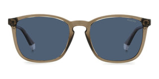 Polaroid PLD 4139/S men Brown Squared Sunglasses